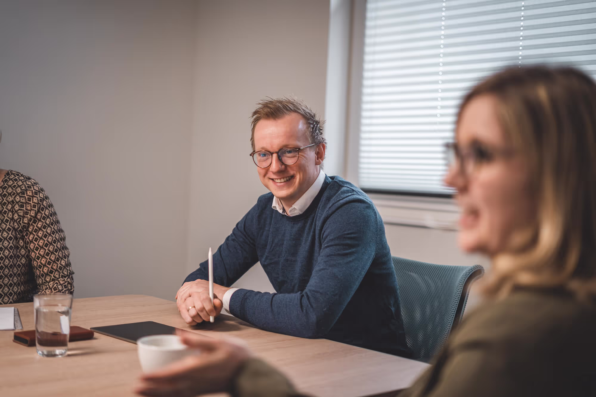 Foto von Riederer-Team beim Meeting